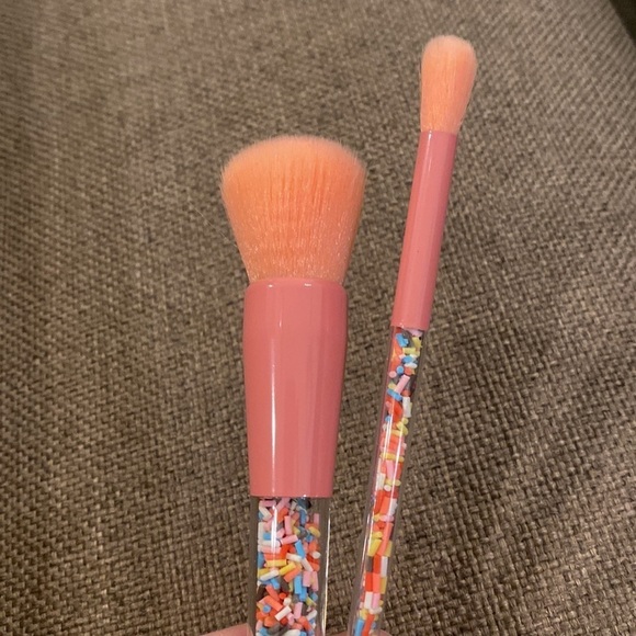 Makeup Brush Set Ice Cream Sprinkles Pretty Pink - Picture 5 of 8